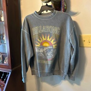 Billabong crew neck sweatshirt womens